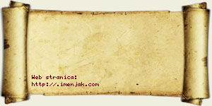 Angelina Mećava vizit kartica